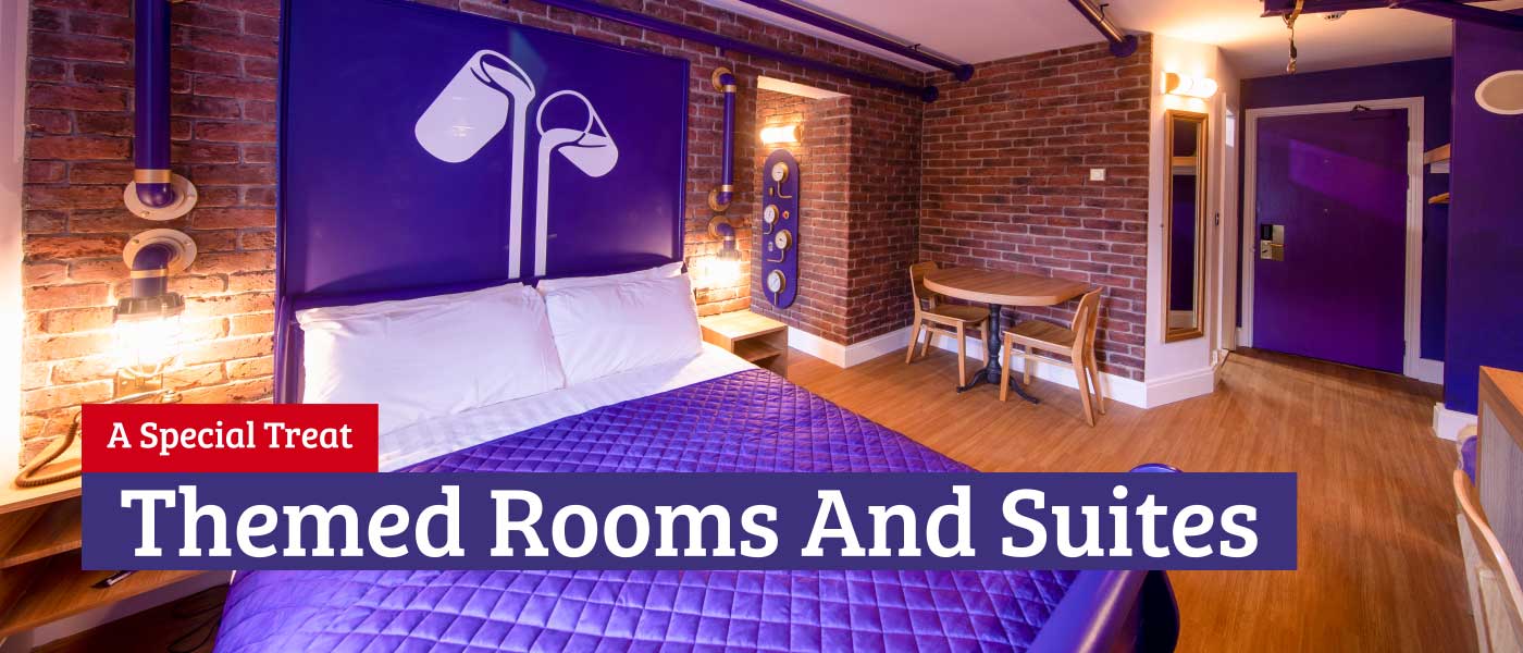 Alton Towers themed rooms