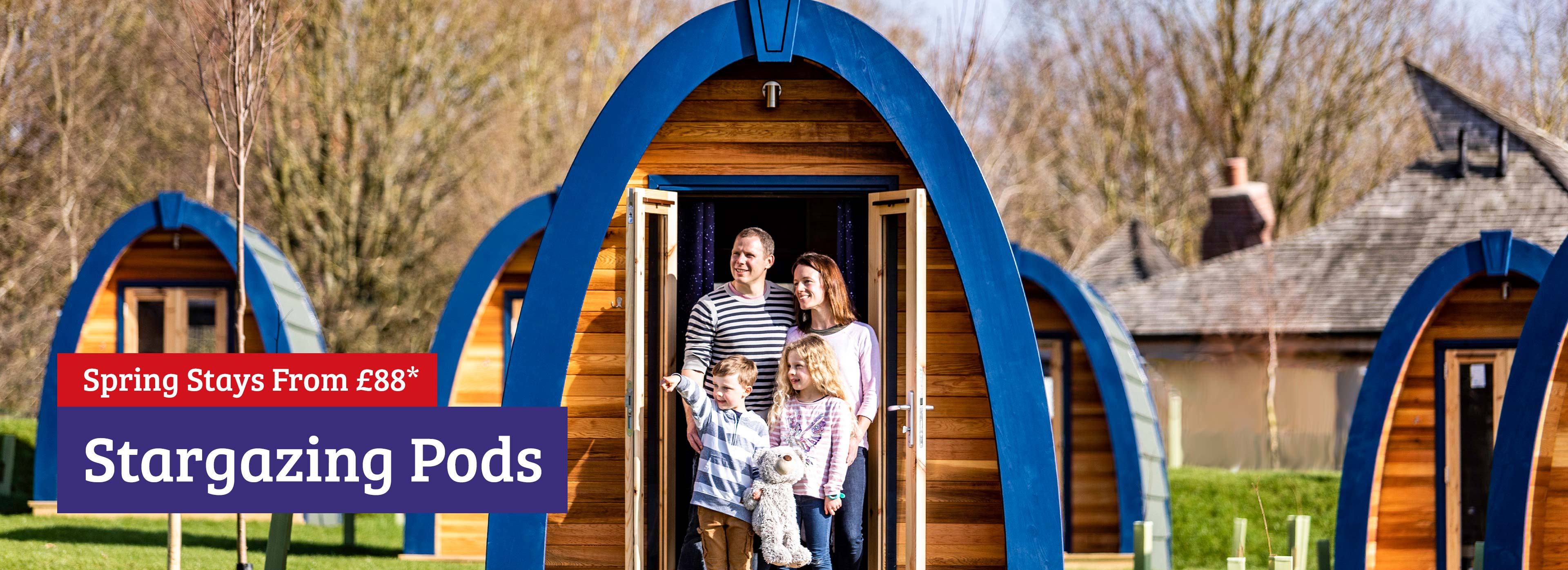 Stay from &pound;88 per family in a Stargazing Pod at Alton Towers Resort