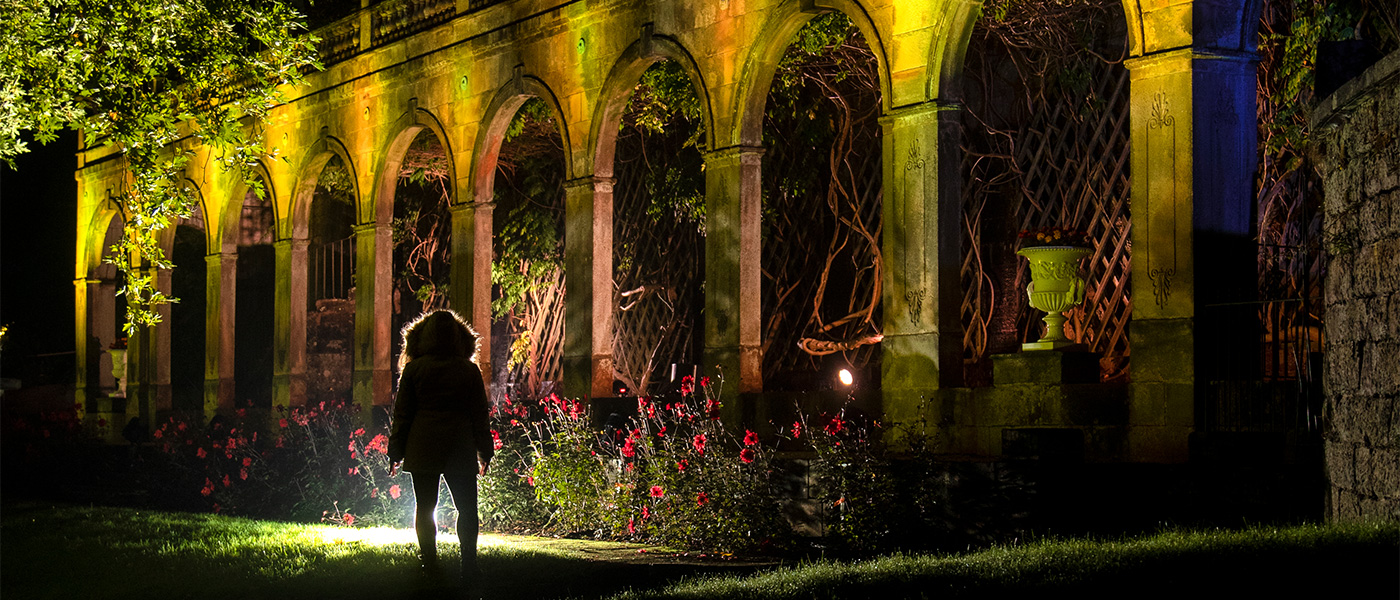 Garden Lights Walk: Whispering Souls at Alton Towers Resort Scarefest