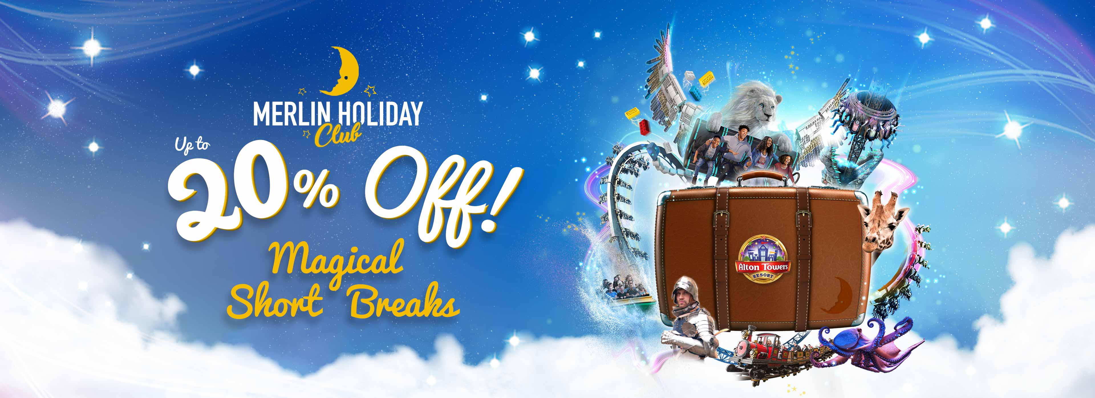 Save up to 20% on your Alton Towers short break with Merlin Holiday Club